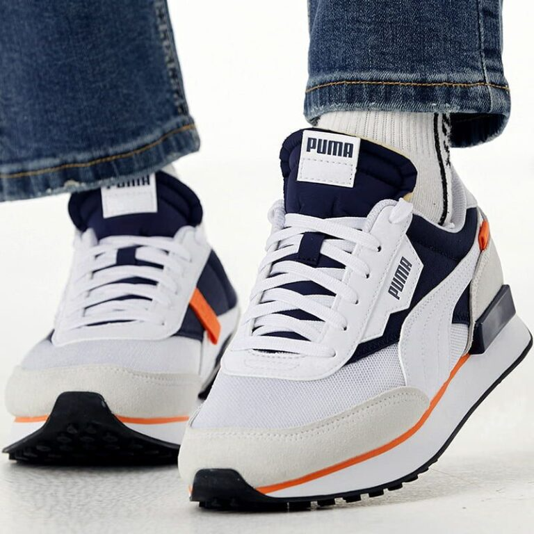 Giày Puma Zapatillas Future Rider ‘White Black’ 374038-06 - Ảnh 3