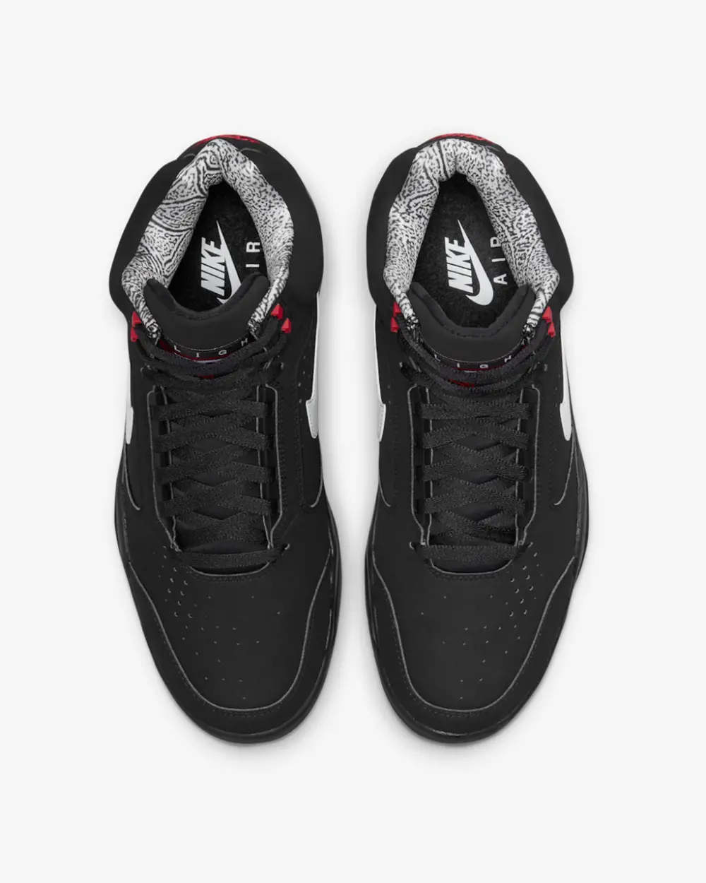 Giày Nike Air Flight Lite II Mid 'Black' DQ7687-003 - Ảnh 2