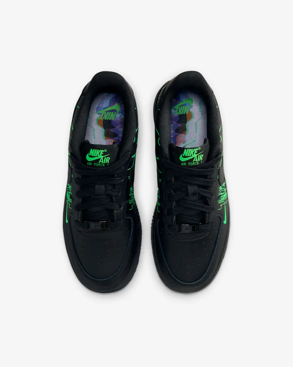 Alternative view of Giày Nike Air Force 1 Low LV8 4 'Black' HV4763-001