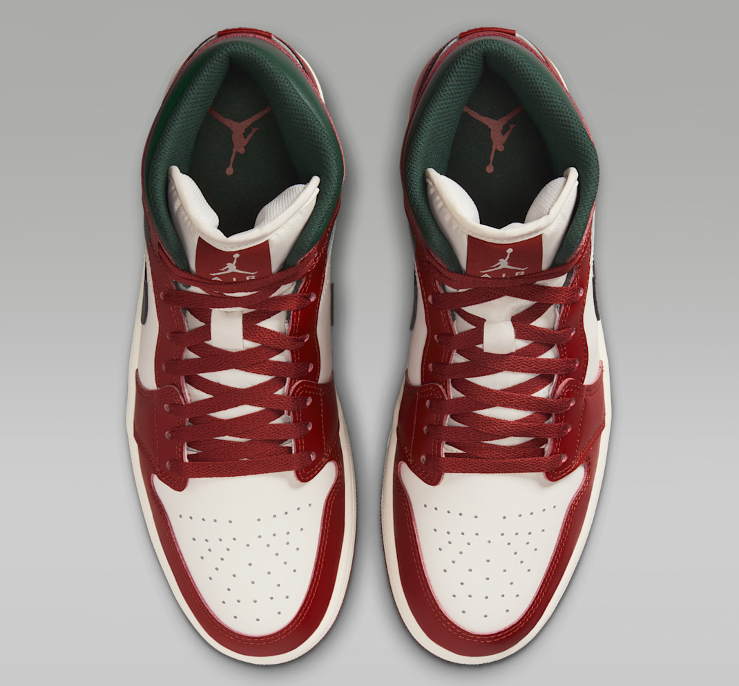 Alternative view of Giày Nike Air Jordan 1 Mid Picks Up ‘Redstone’ DQ8426-105