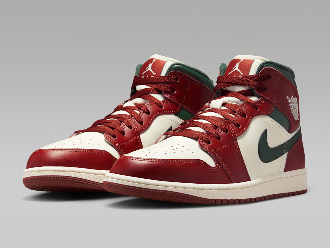 Giày Nike Air Jordan 1 Mid Picks Up ‘Redstone’ DQ8426-105 - Ảnh 3