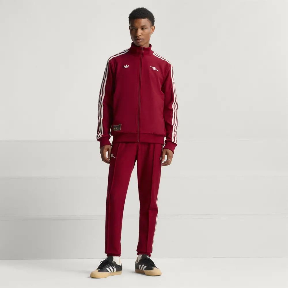 Áo Adidas Track Top Arsenal Terrace Icons 'Coll Burgundy 2' JM9390 - Ảnh 4
