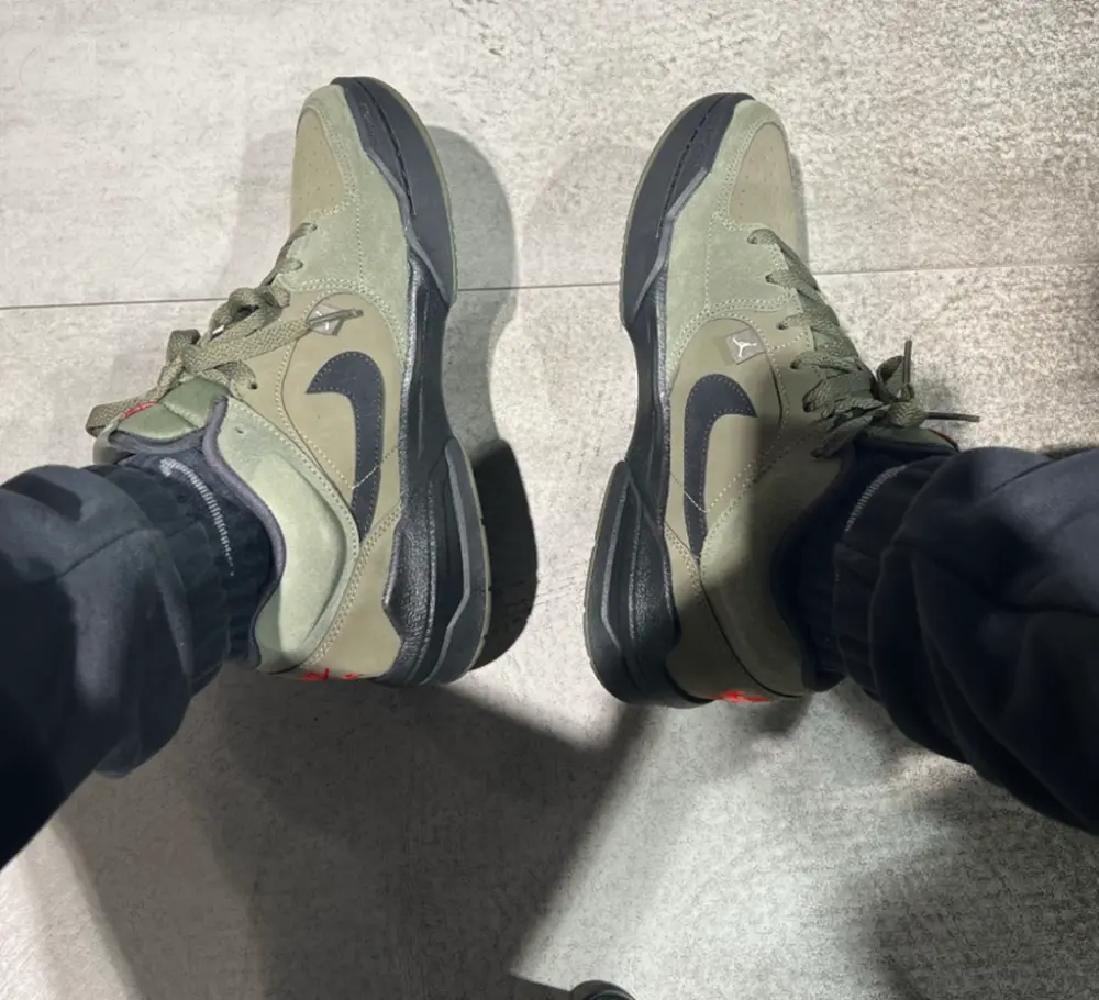 Giày Nike Air Jordan Stadium 90 ‘Olive Black’ HF5258-201 - Ảnh 4
