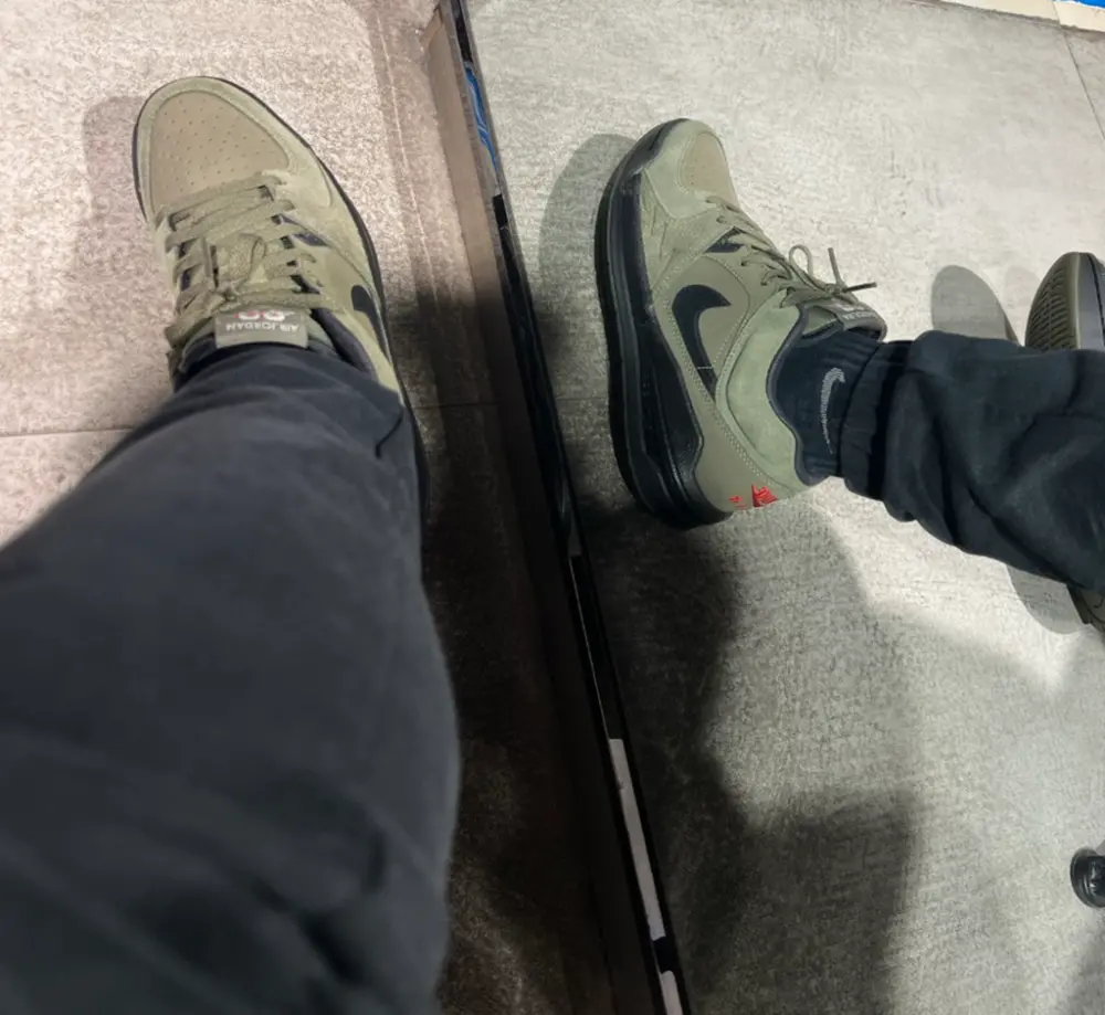 Giày Nike Air Jordan Stadium 90 ‘Olive Black’ HF5258-201 - Ảnh 5