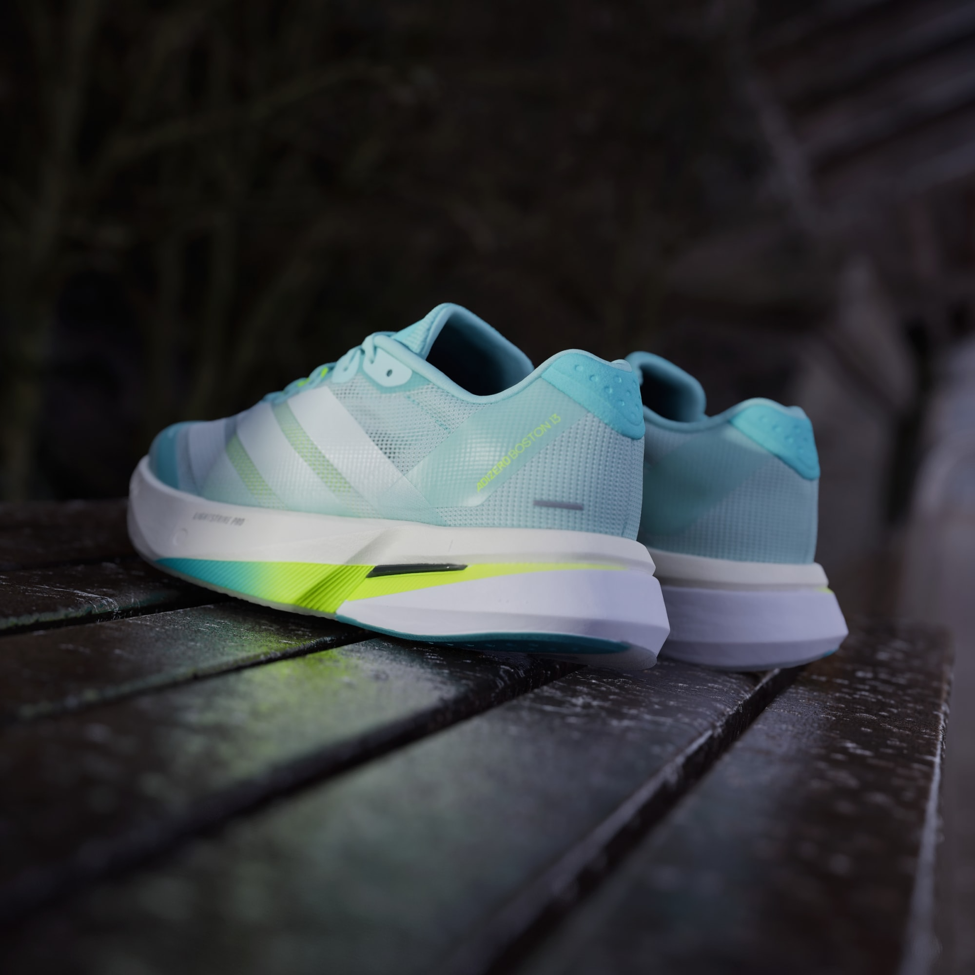 Alternative view of Giày Adidas Adizero Boston 13 'Semi Flash Aqua' JS4957