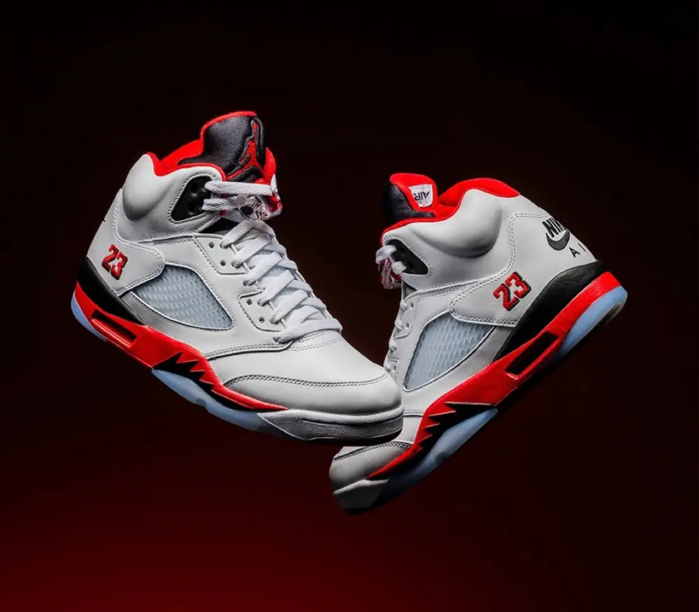 Giày Nike Air Jordan 5 'Fire Red' HQ7978-101 - Ảnh 7
