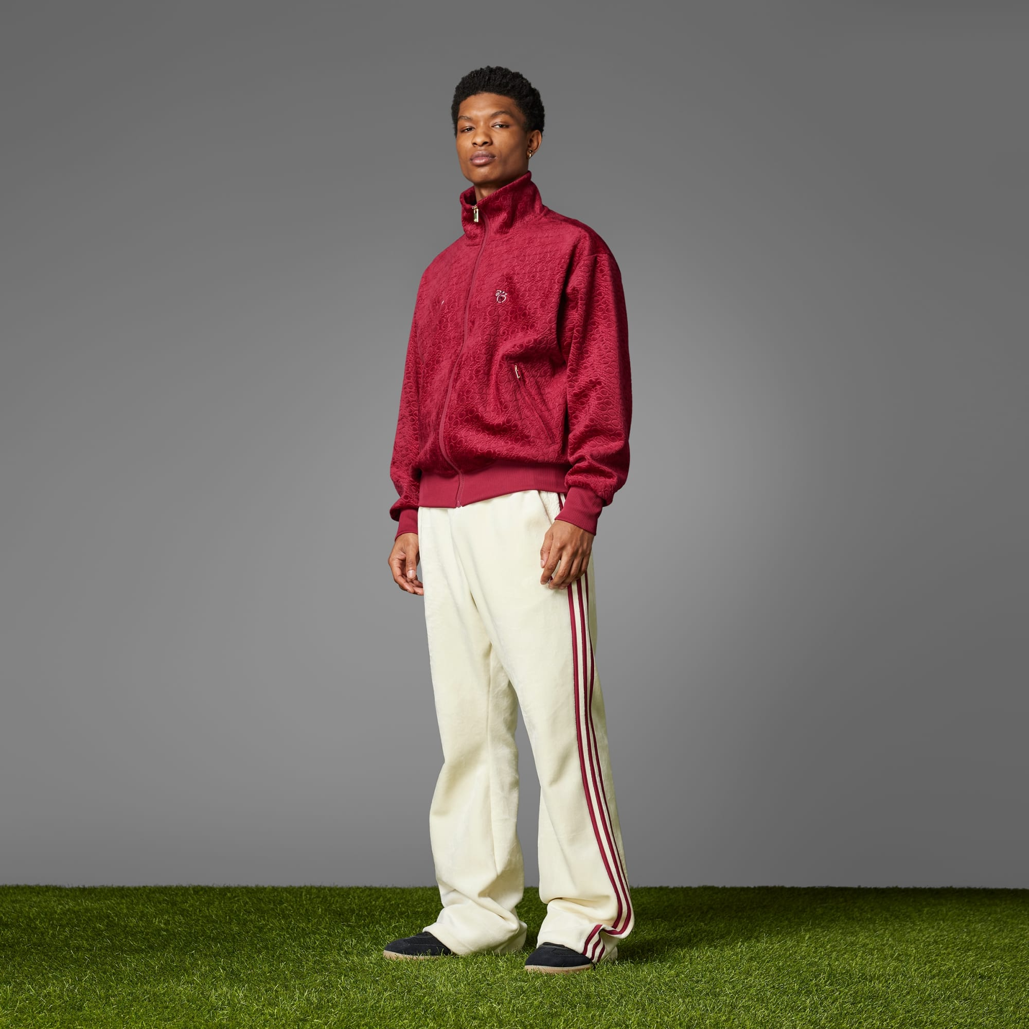 Alternative view of Áo khoác Adidas Jude Bellingham Track Top 'Legacy Burgundy' JV9271