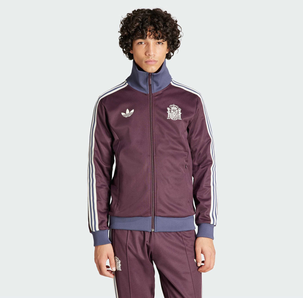 Alternative view of Áo Adidas Spain Beckenbauer Track Top Jacket ‘Red’ IU2136