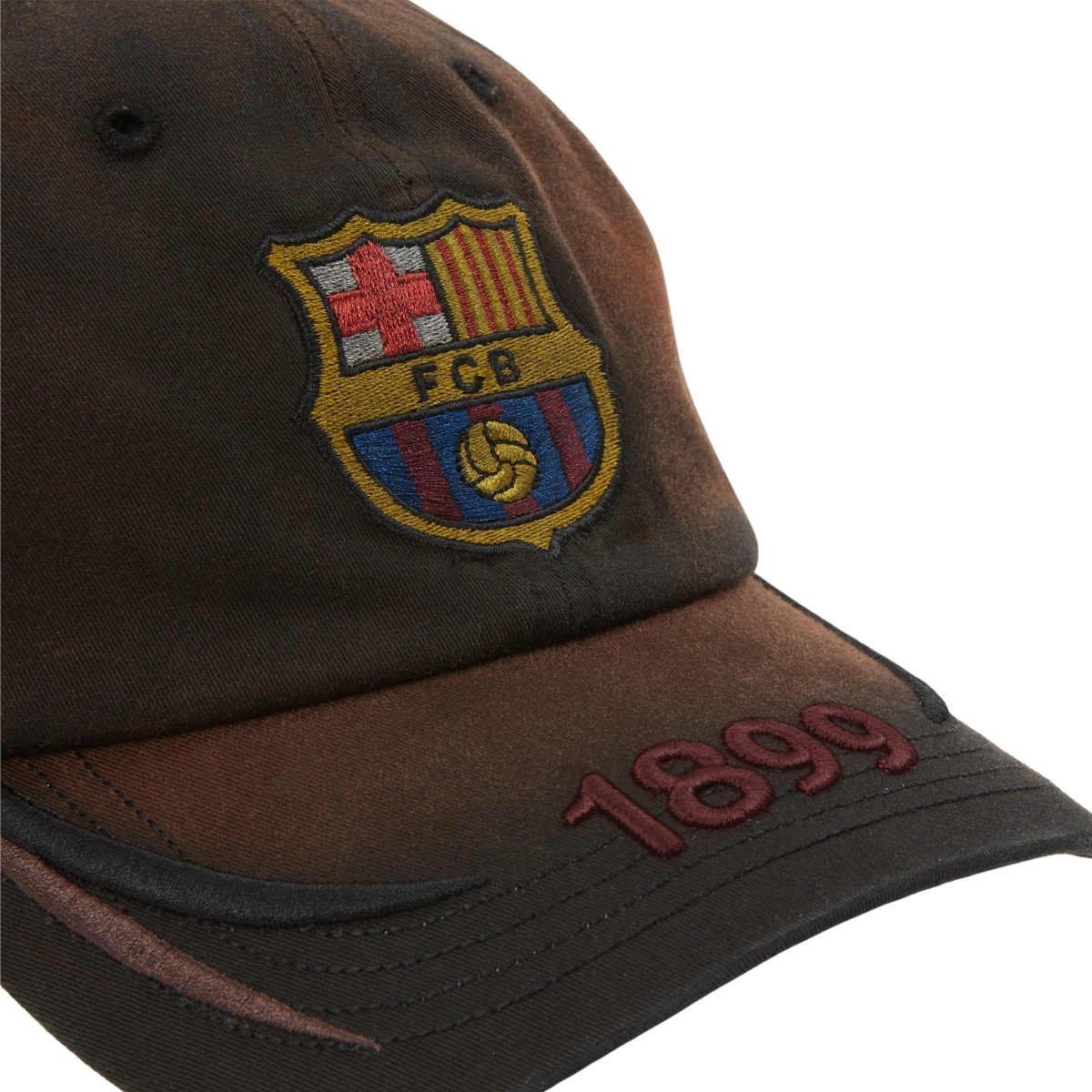 Alternative view of Mũ Nike x Travis Scott x FC Barcelona 1899 Distressed Hat ‘Brown’ FQCJ-DH01