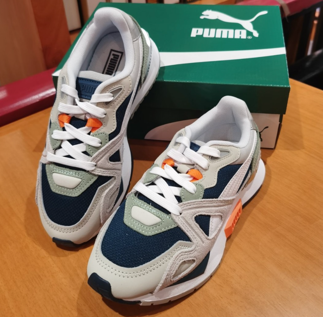 Giày Puma Mirage Mox Suede ‘Grey Violet Blue’ 381000-01 - Ảnh 3