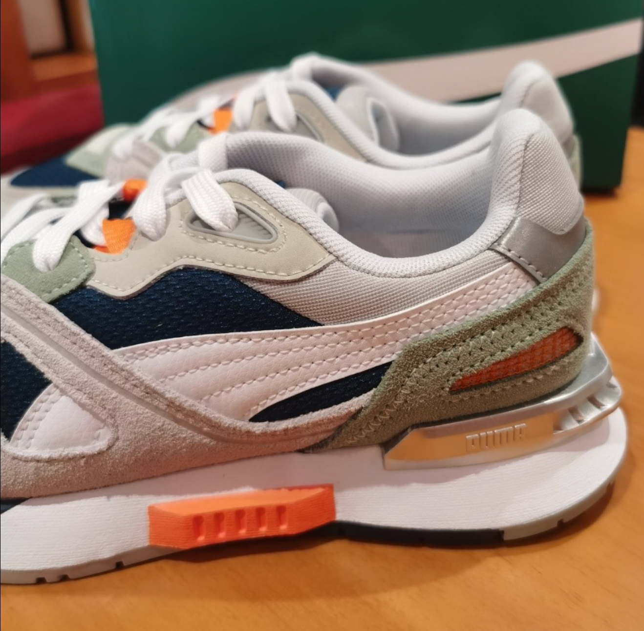 Giày Puma Mirage Mox Suede ‘Grey Violet Blue’ 381000-01 - Ảnh 4