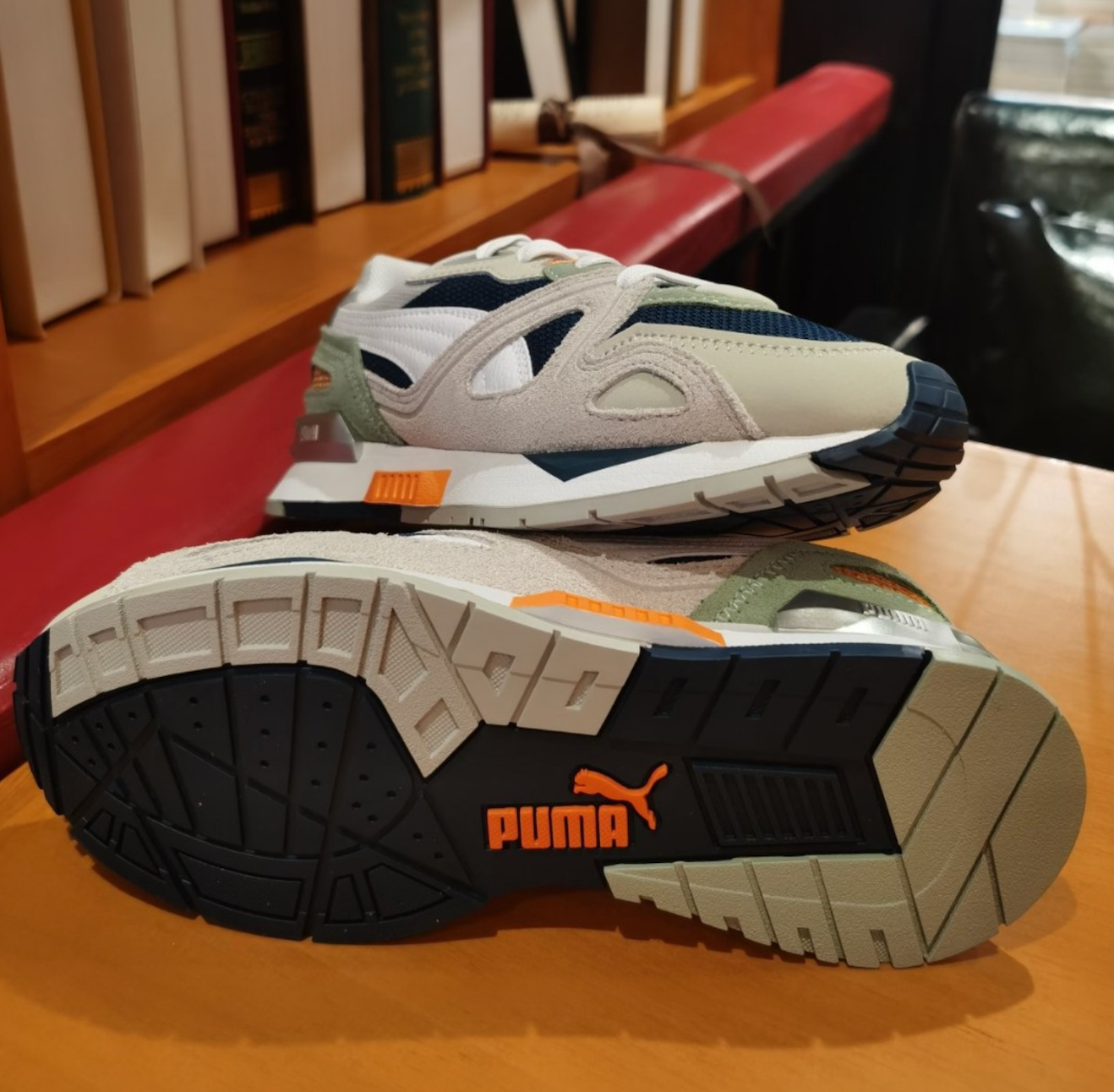 Giày Puma Mirage Mox Suede ‘Grey Violet Blue’ 381000-01 - Ảnh 6