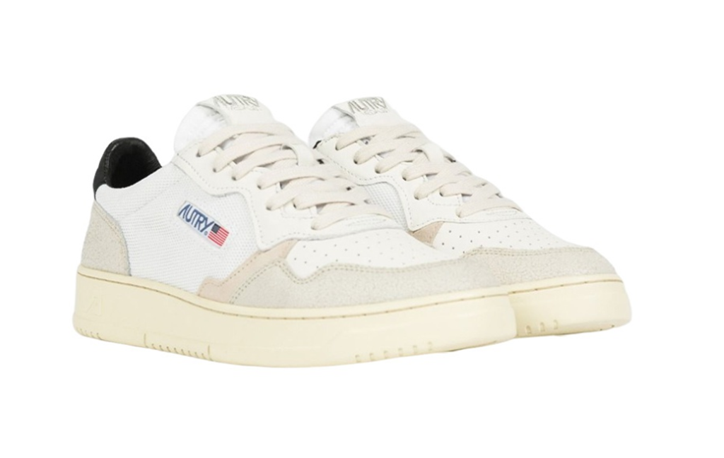 Alternative view of Giày Autry Medalist Low Leather ‘White Black’ AULM-CN02