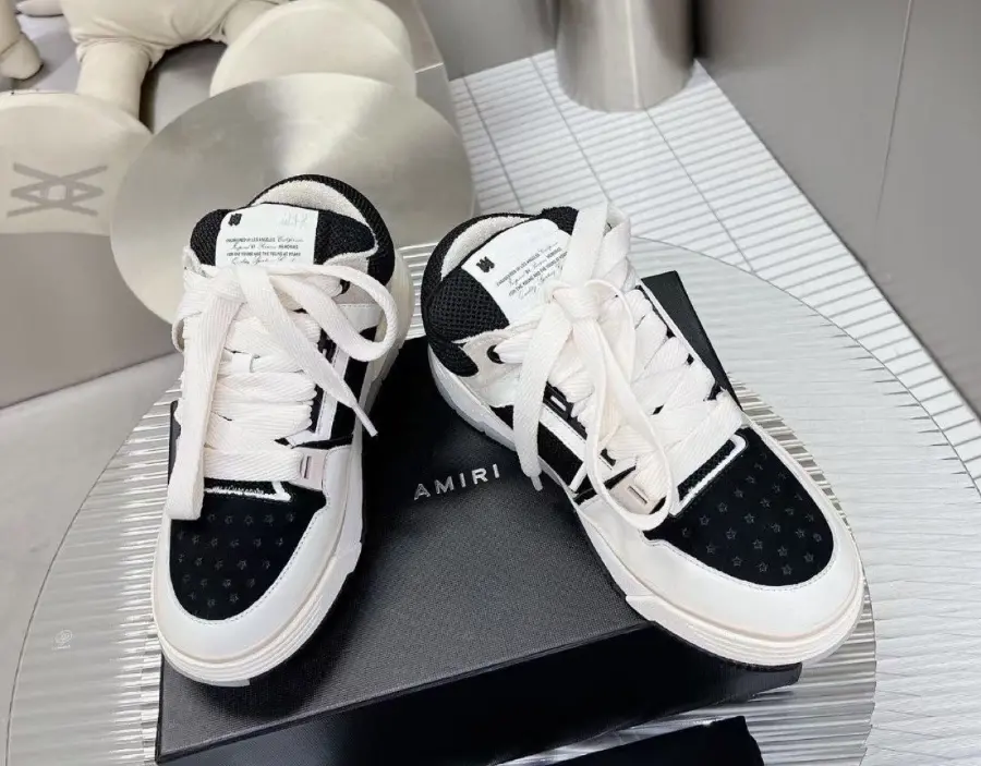 Giày Amiri Block Low ‘Colour In White’ PF23MFS010LD-111 - Ảnh 3