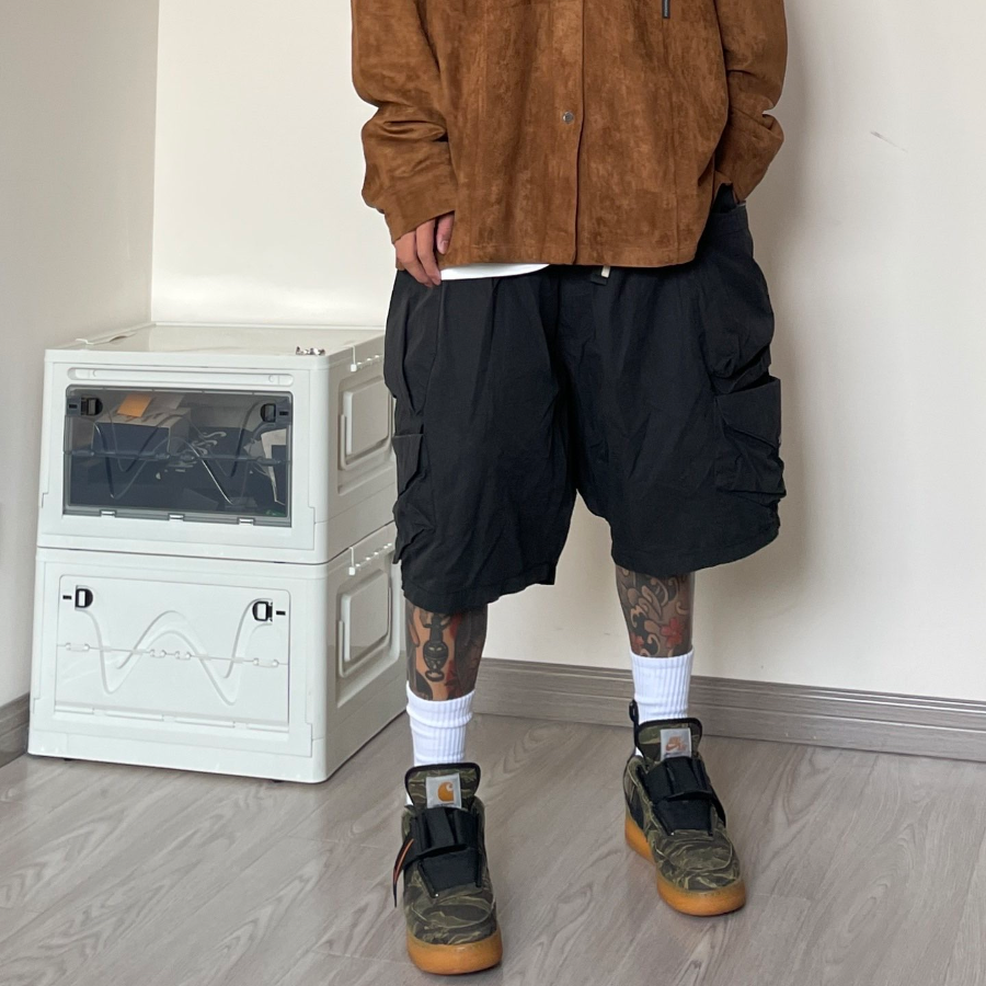 Giày Nike Carhartt WIP x Air Force 1 Utility Low Premium ‘Camo’ AV4112-300 - Ảnh 4