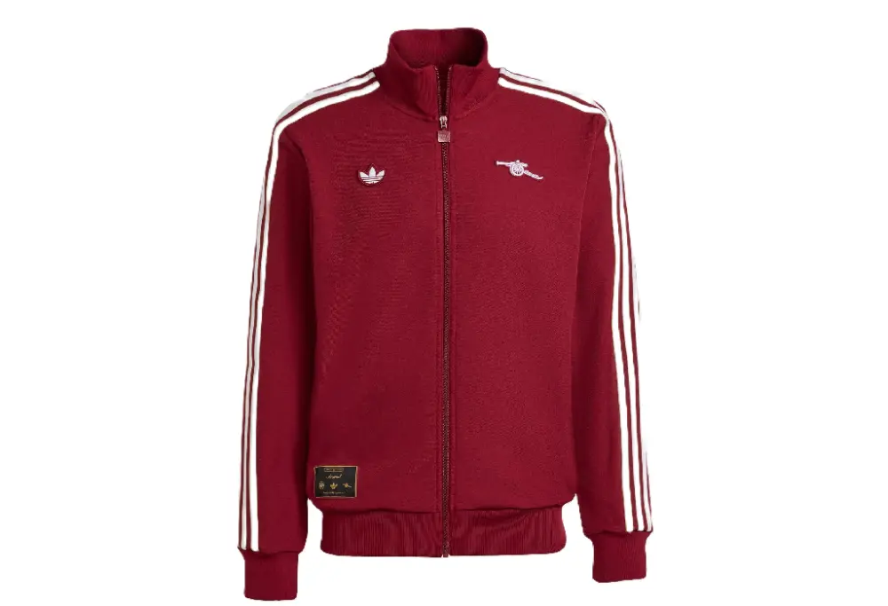 Áo Adidas Track Top Arsenal Terrace Icons 'Coll Burgundy 2' JM9390