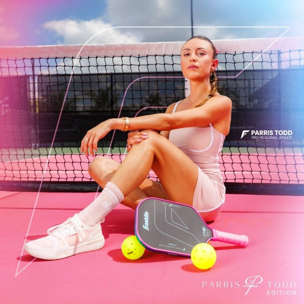 Vợt Pickleball Franklin C45 Parris Todd 13mm 'Pink' - Ảnh 5