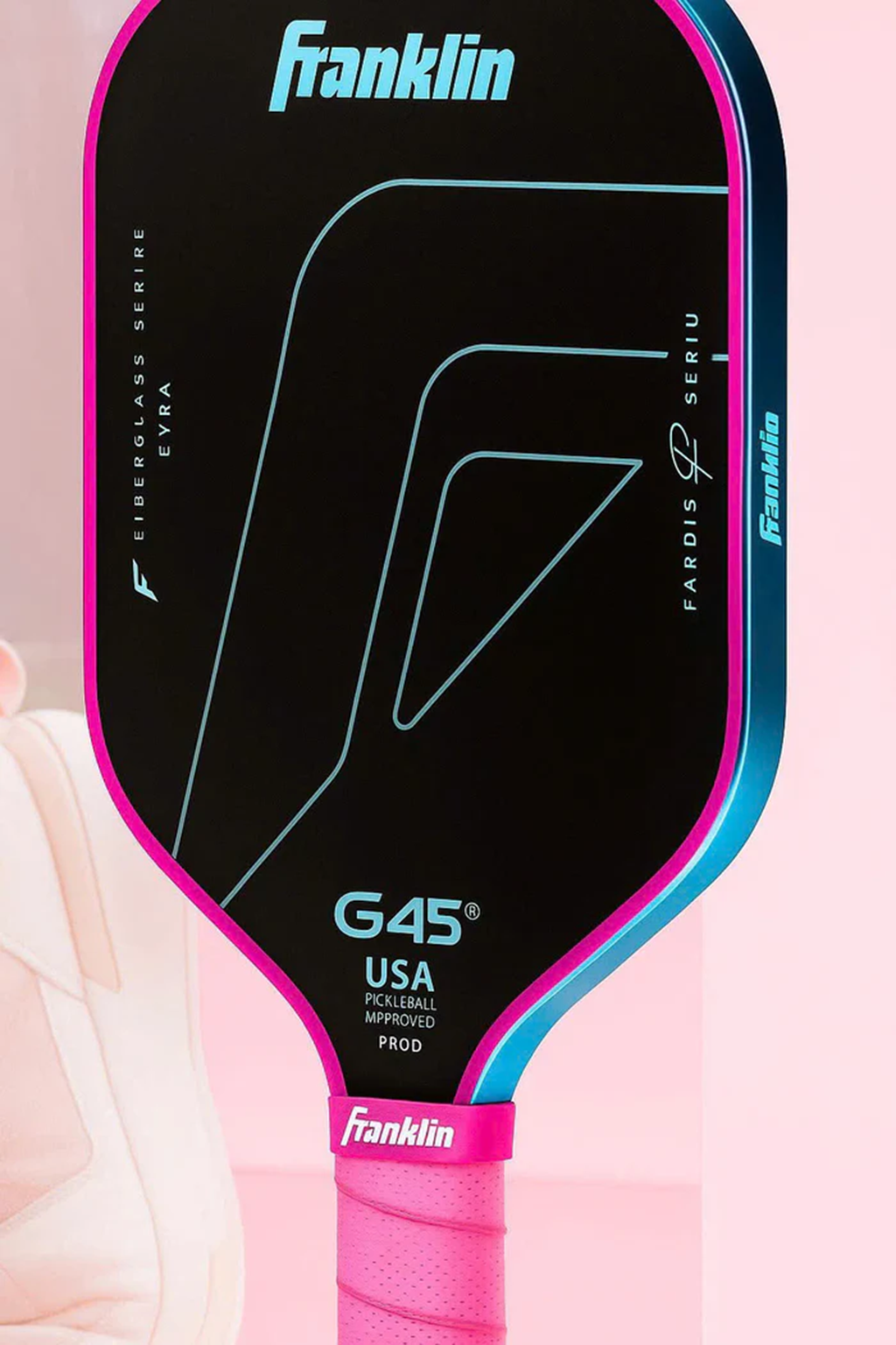 Alternative view of Vợt Pickleball Franklin C45 Parris Todd 13mm 'Pink'