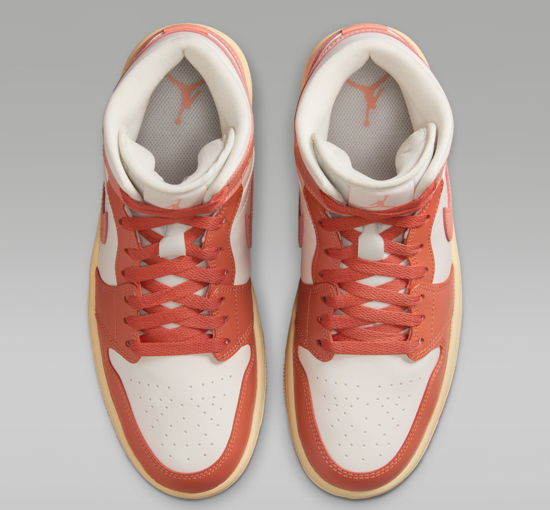 Alternative view of Giày Nike Jordan 1 Mid ‘Madder Root’ BQ6472-180