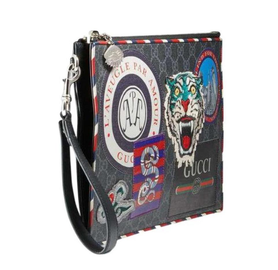 Alternative view of Túi Gucci Night Courrier GG Supreme Pouch 'Multicolor' 496346-9F25N-1073