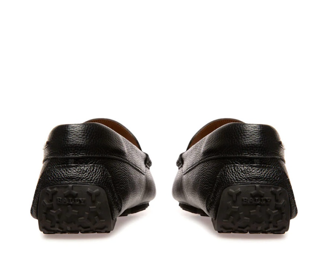 Giày Bally Loafer Leather 'Black' 6239904 - Ảnh 4