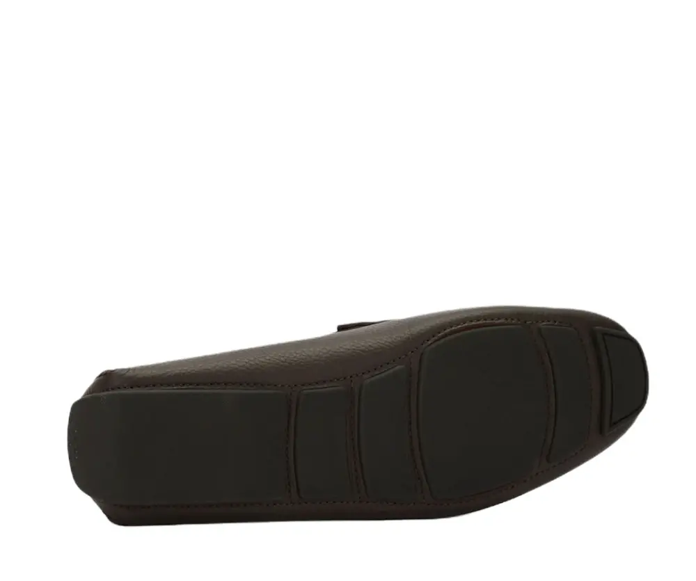 Giày Bally Moccasin Leather 'Brown' 6301200 - Ảnh 4