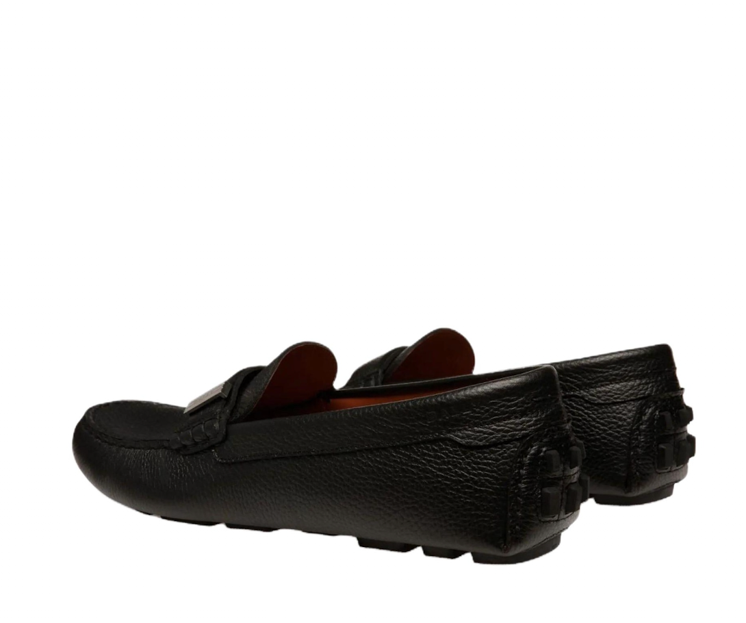 Giày Bally Kaido Grained Leather Loafers 'Black' 6309321 - Ảnh 3