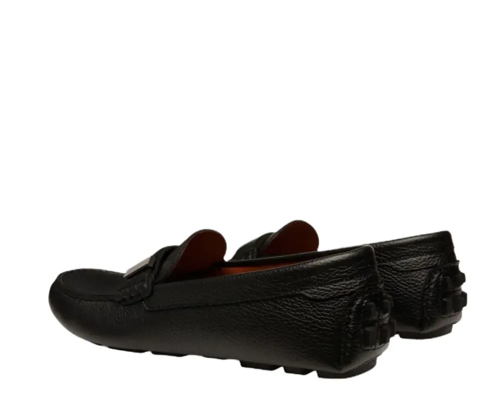 Giày Bally Kaido Grained Leather Loafers 'Black' 6309321 - Ảnh 3