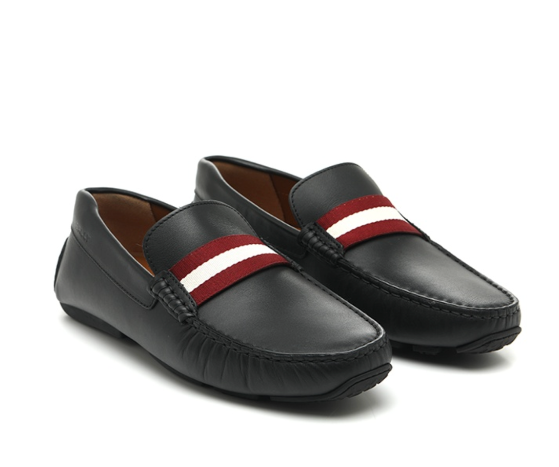 Alternative view of Giày Bally Perthy Smooth Leather Driver 'Black' 6306566