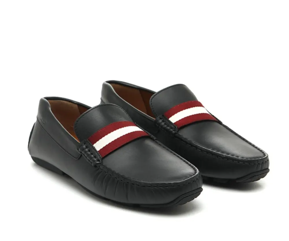 Alternative view of Giày Bally Perthy Smooth Leather Driver 'Black' 6306566