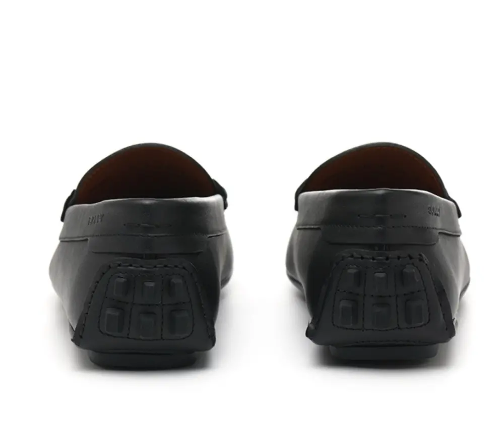 Giày Bally Pilot Driver 'Black' 6307370 - Ảnh 4