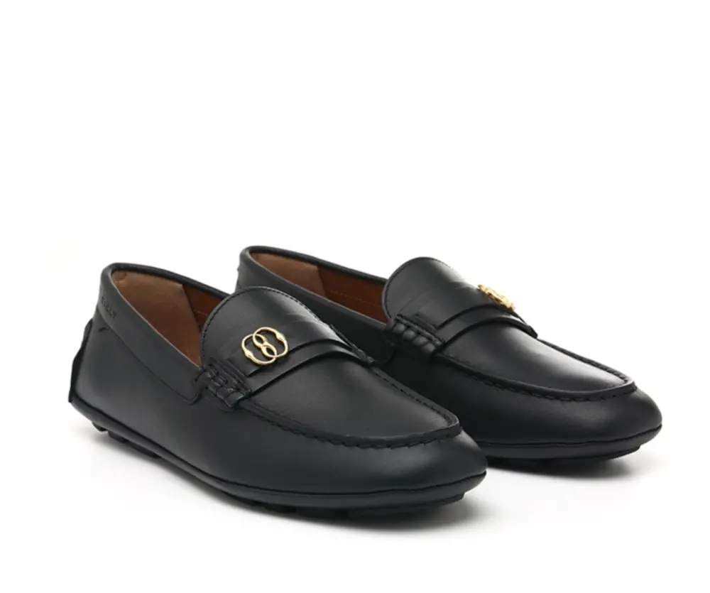 Giày Bally Pilot Driver 'Black' 6307370 - Ảnh 3