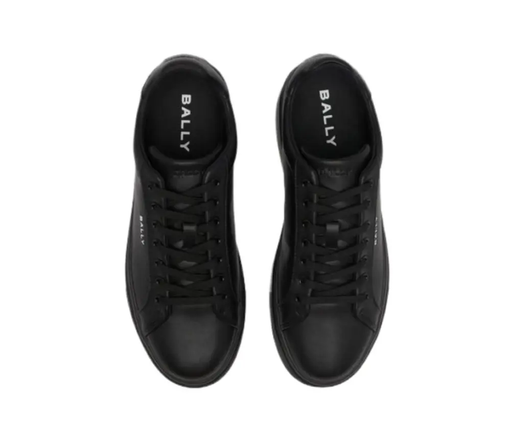 Giày Bally Toe Flat Sneakers 'Black' 6313181 - Ảnh 4