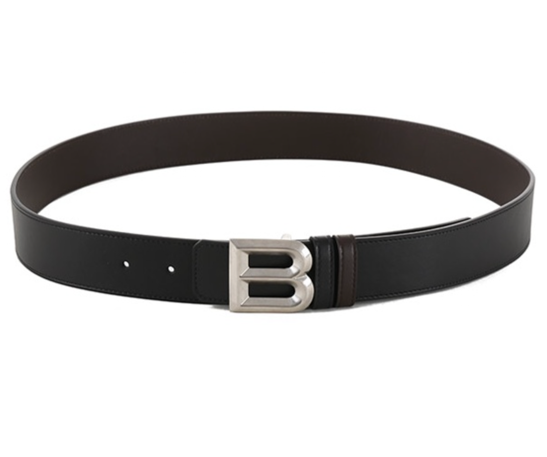 Thắt Lưng Bally B Bold 35mm Reversible Belt 'Black' 6307305 - Ảnh 3