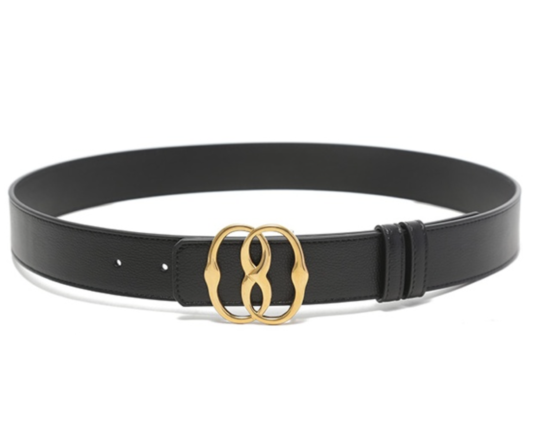 Thắt Lưng Bally Emblem Leather Belt 'Black' 6305015 - Ảnh 4