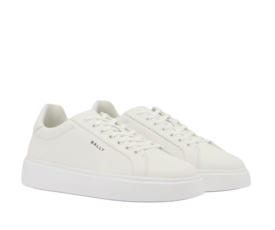 Alternative view of Giày Bally Leather Sneakers 'White' 6313180
