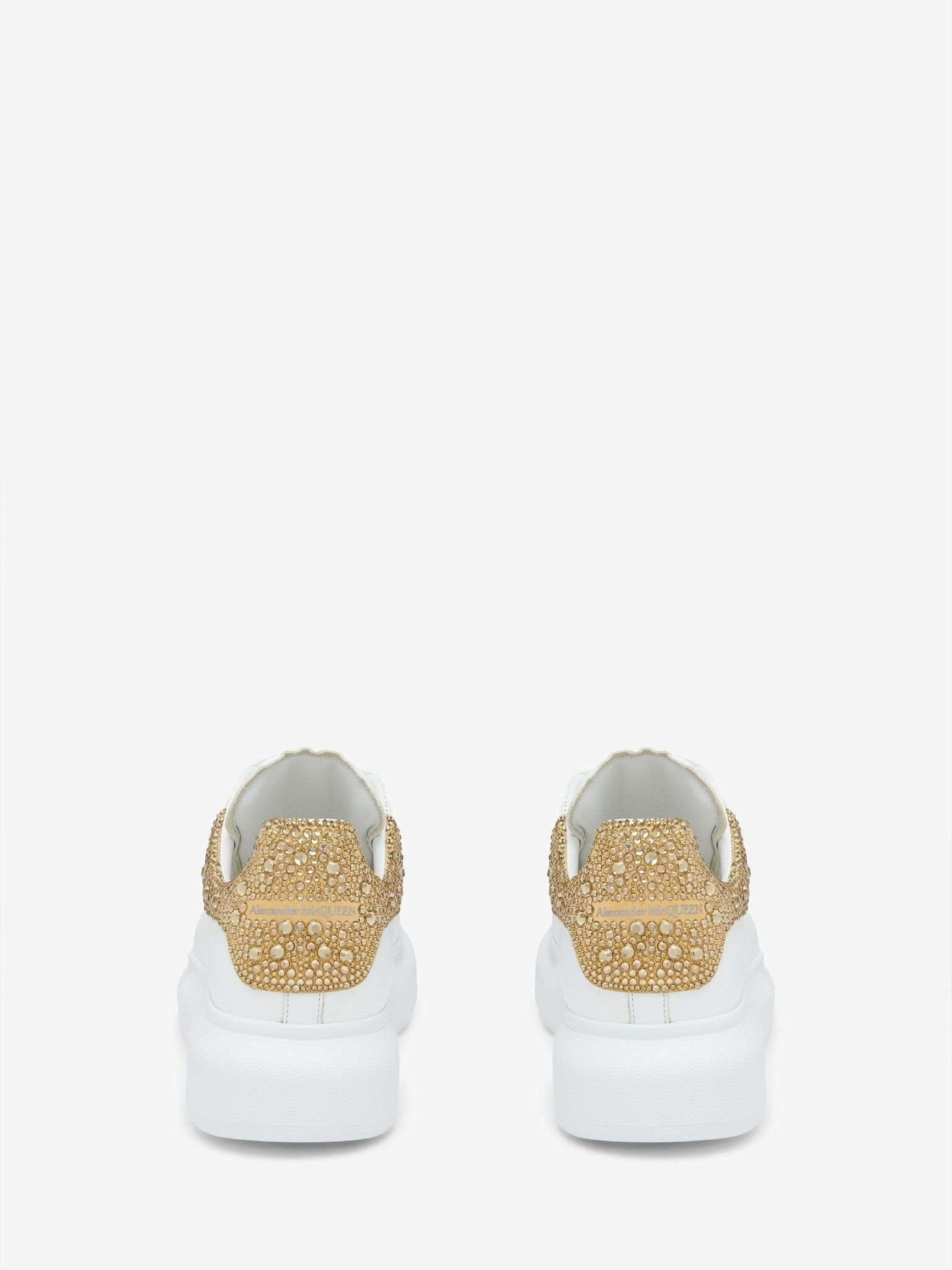 Alternative view of Giày Alexander McQueen Oversized Sneaker 'Gold' 666407WIAE79170