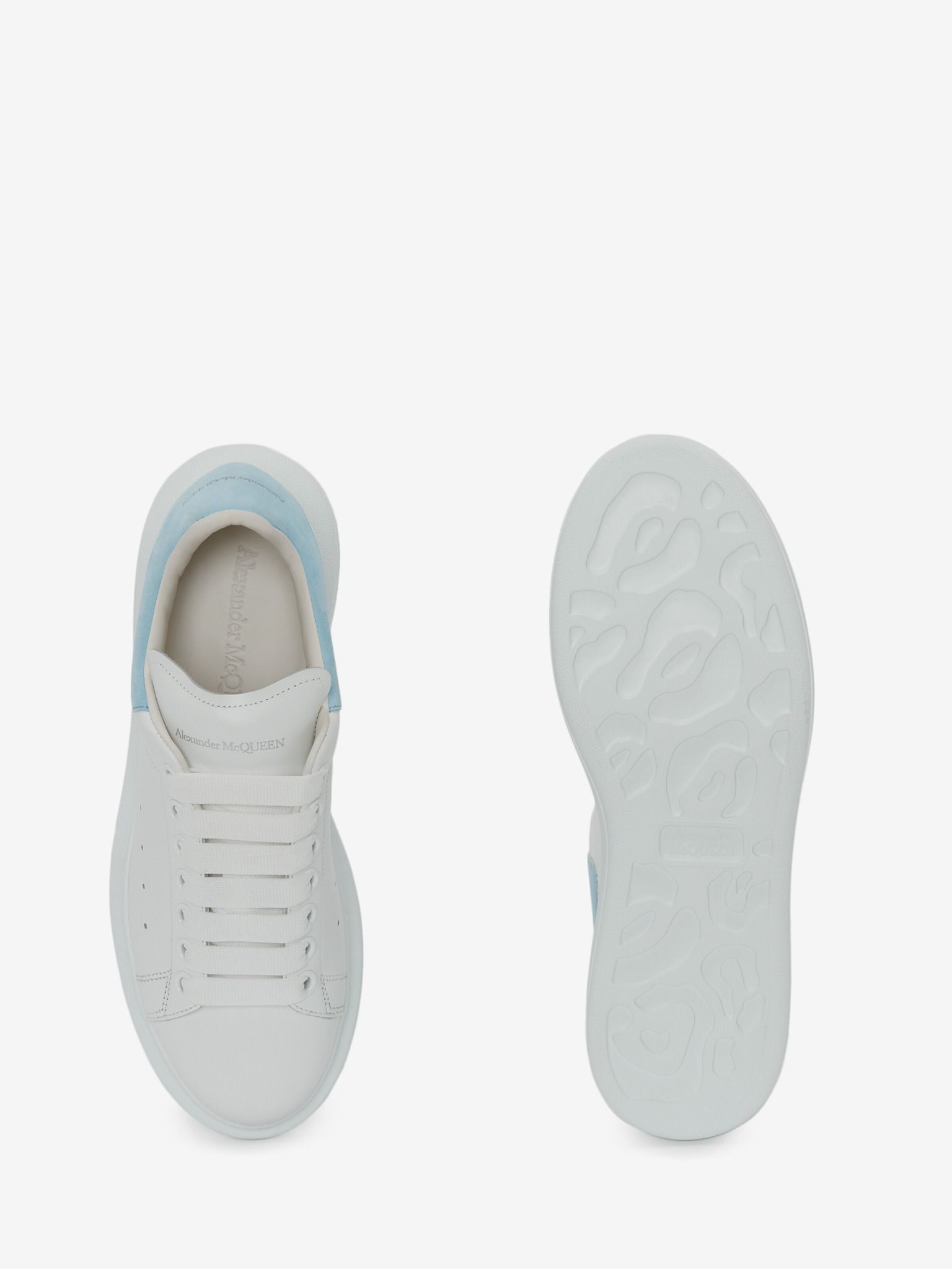 Alternative view of Giày Alexander McQueen Oversized Sneaker 'Blue' 553770WIEF19412
