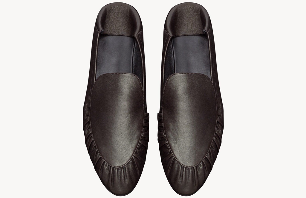 Giày Saint Laurent Alain Slippers 'Eagle Brown' 841450AADF02245 - Ảnh 3