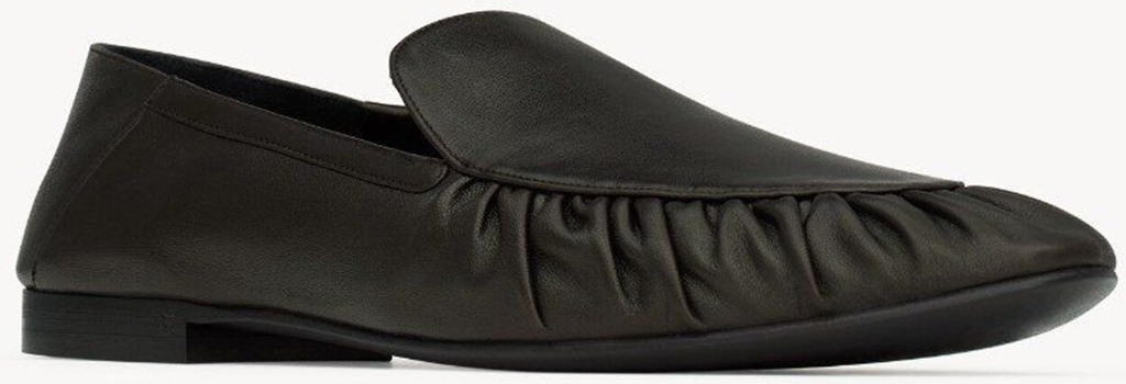 Giày Saint Laurent Alain Slippers 'Eagle Brown' 841450AADF02245 - Ảnh 4