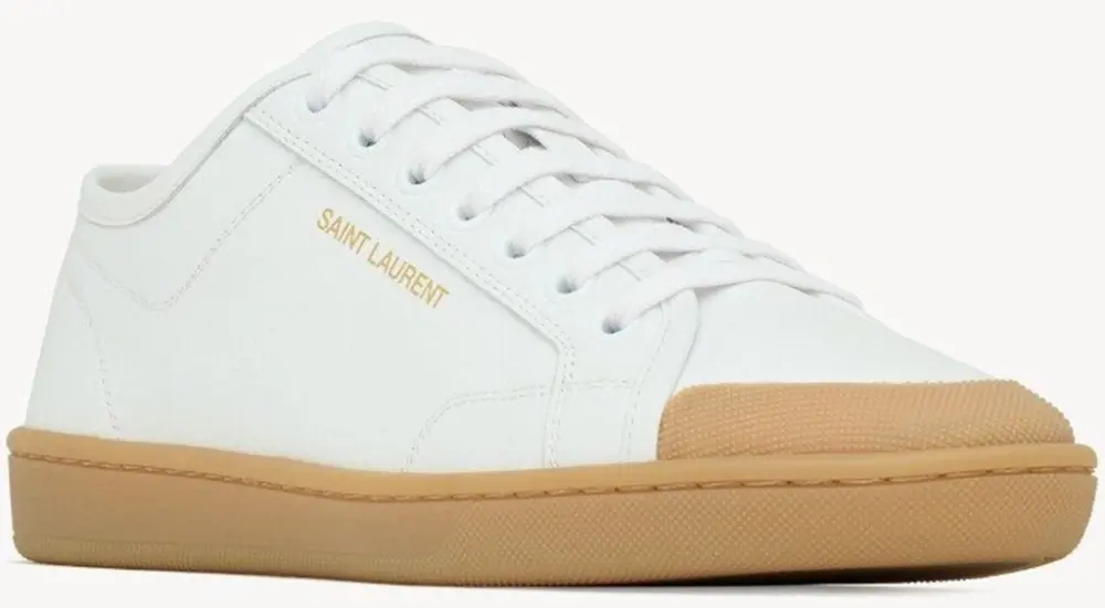 Giày Saint Laurent Gym Sneakers 'Blanc Optique' 83992100N009030 - Ảnh 3