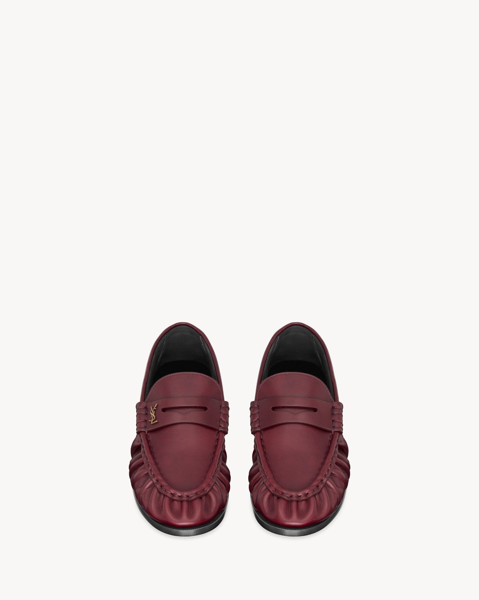 Alternative view of Giày Saint Laurent Le Loafer Supple 'Dark Ruby' 818908AAFFI6159