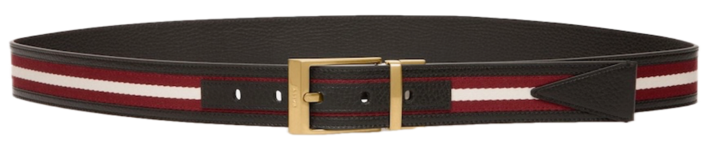 Thắt Lưng Bally Shiffie 35mm Reversible Belt 'Black Red' 6306659