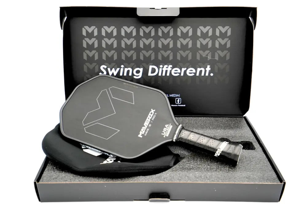 Vợt Pickleball Maverix Havik - 15 PRO X 15mm 'Black' - Ảnh 4