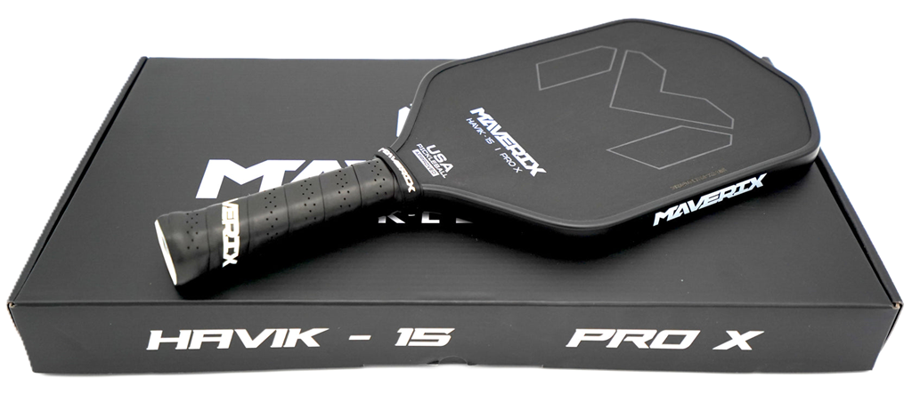 Vợt Pickleball Maverix Havik - 15 PRO X 15mm 'Black' - Ảnh 3