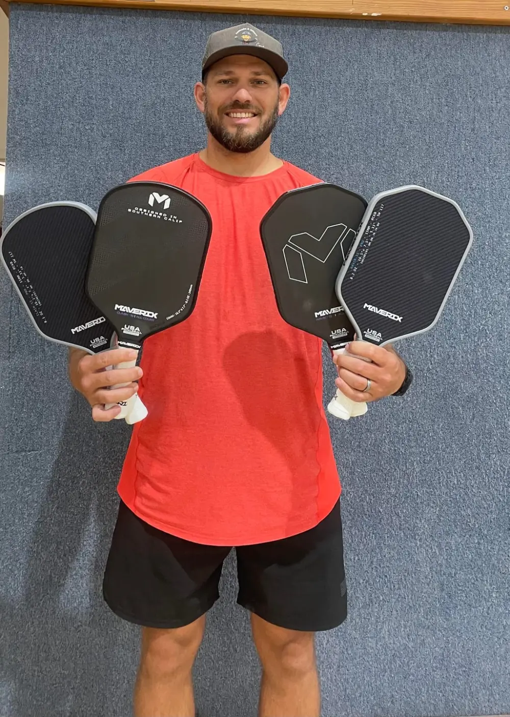 Vợt Pickleball Maverix Havik - 15 PRO 15mm 'Black' - Ảnh 4