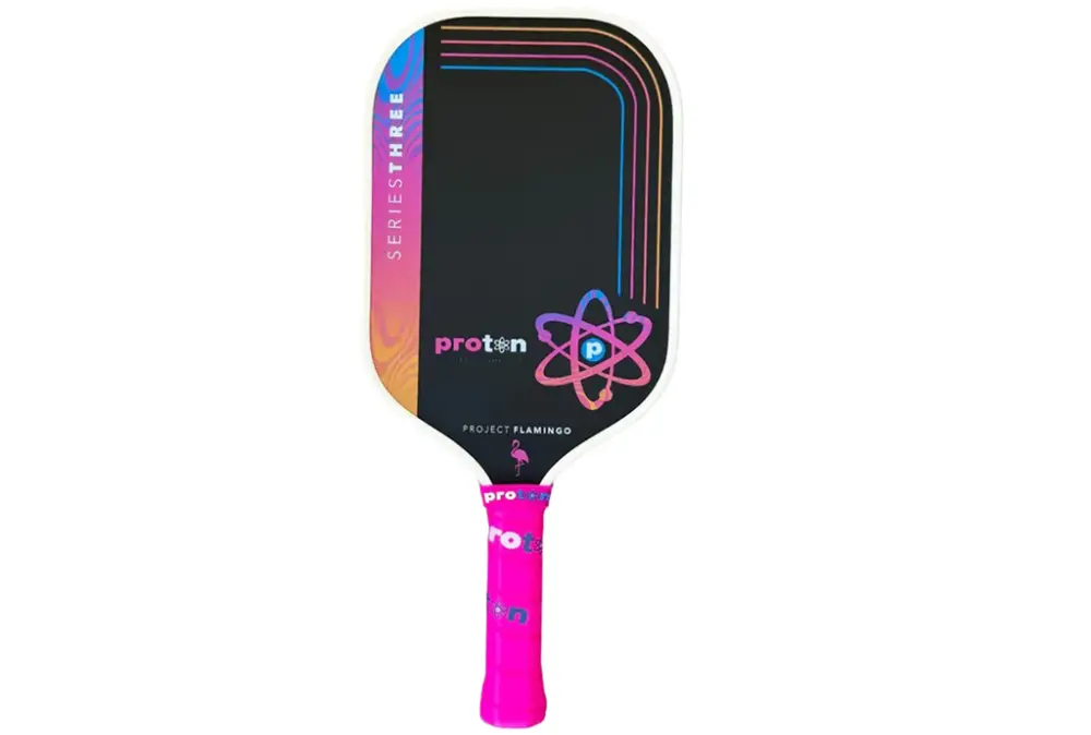 Vợt Pickleball Proton Flamingo 13mm Elongated Limited Edition 'Cream'