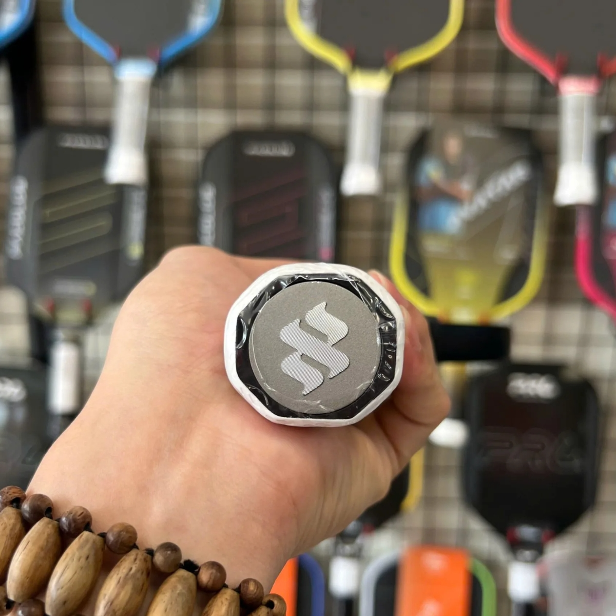 Vợt Pickleball Sypik Pro Tour Ultimate Triton 5 'Sliver' 16mm - Ảnh 4