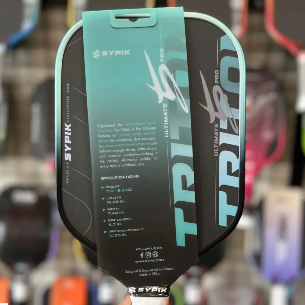 Alternative view of Vợt Pickleball Sypik Pro Tour Ultimate Triton 5 'Green' 16mm