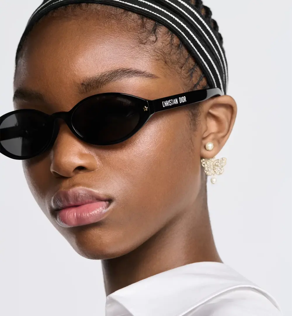 Kính Dior Pacific R1F Tortoiseshell-Effect 'Black' DPFCR1FXR-10A0 - Ảnh 4